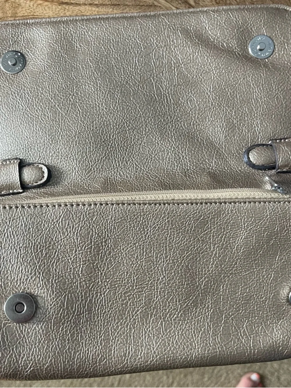 Gold Stud-Accent Kathy Crossbody Bag with Crown Emblem - Picture 7 of 12